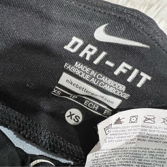 Nike Women's Racer Dri-fit Leopard Print Leggings Size XS Crop Pants Cheetah - Picture 6 of 15